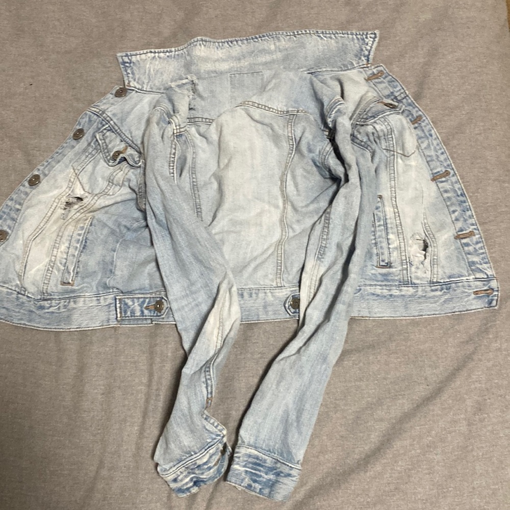 jean jacket from MUDD. size small. light blue